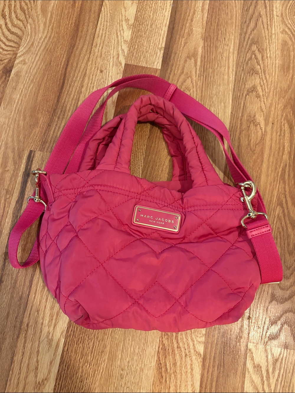 Marc Jacobs Hot Pink Quilted Women's Bag